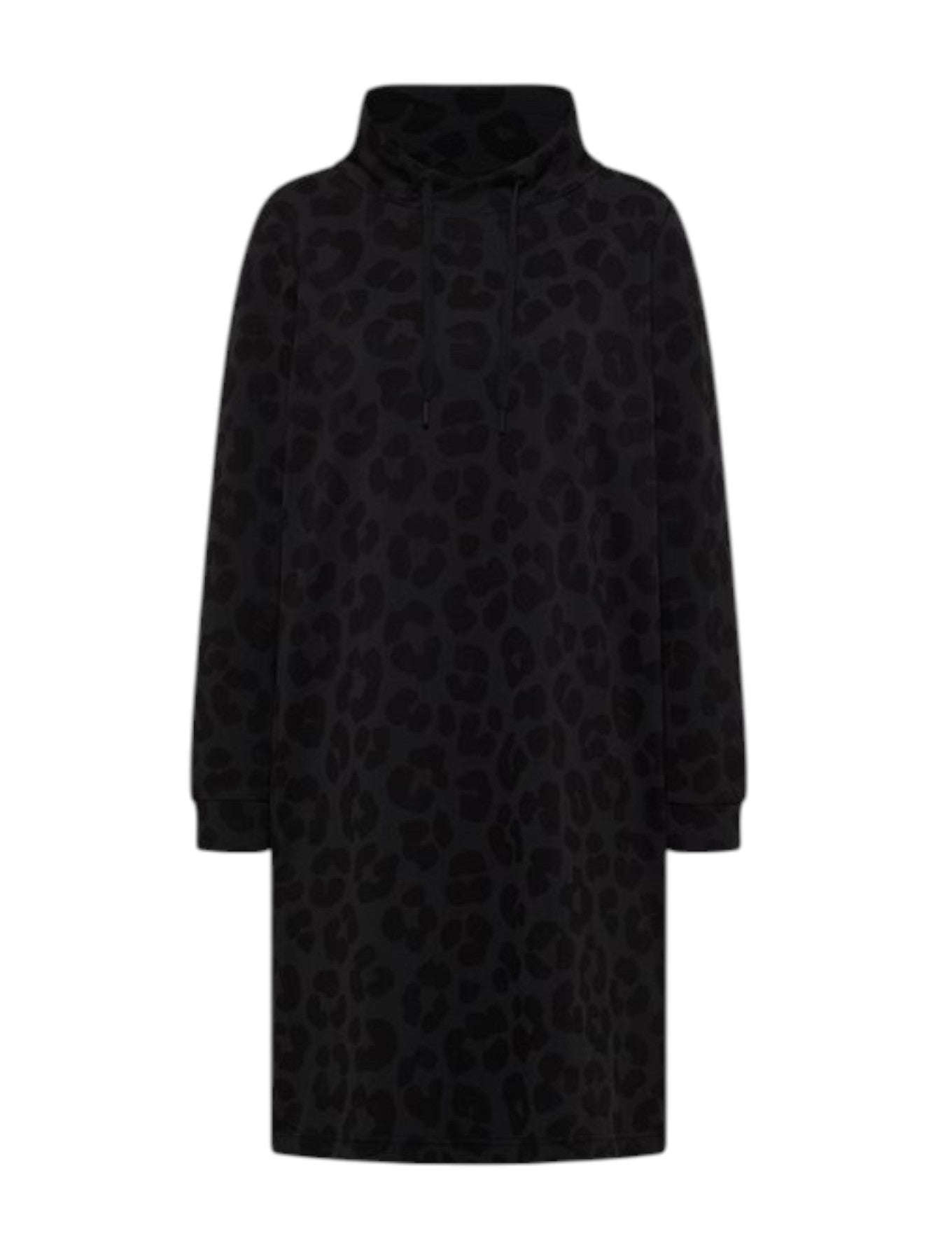 Lapa Plus Women's Leopard Print Hoodie Dress