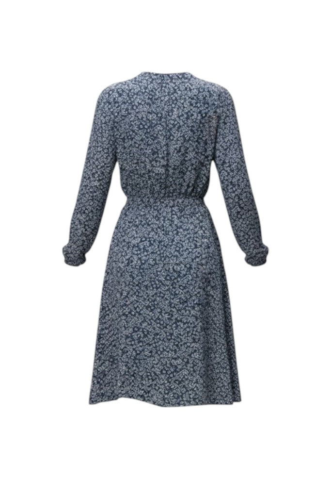 Lapa Plus Women's Floral Print Elastic Waist Dress
