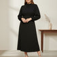 Lapa Plus Women's Solid Color Minimalist Elegant Dress