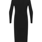 Lapa Plus Women's Elegant Elastic Slim-Fitting Dress