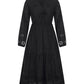 Lapa Plus Women's Jacquard Loose Pocket Dress