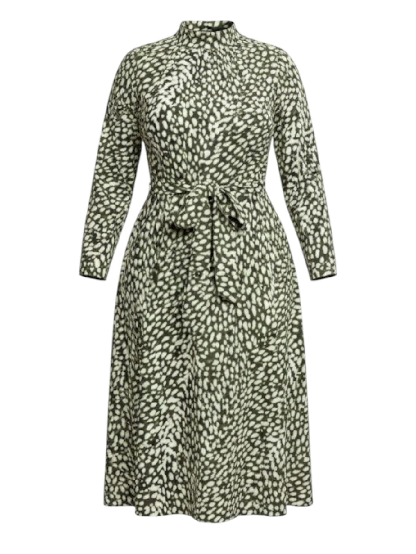 Lapa Plus Women's Stylish Commuting Floral Print Dress