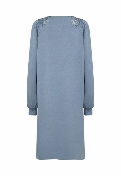 Lapa Plus Women's Straight Dress with Lace-Trimmed Shoulders