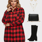 Lapa Plus Women's Plaid Collared  Dress
