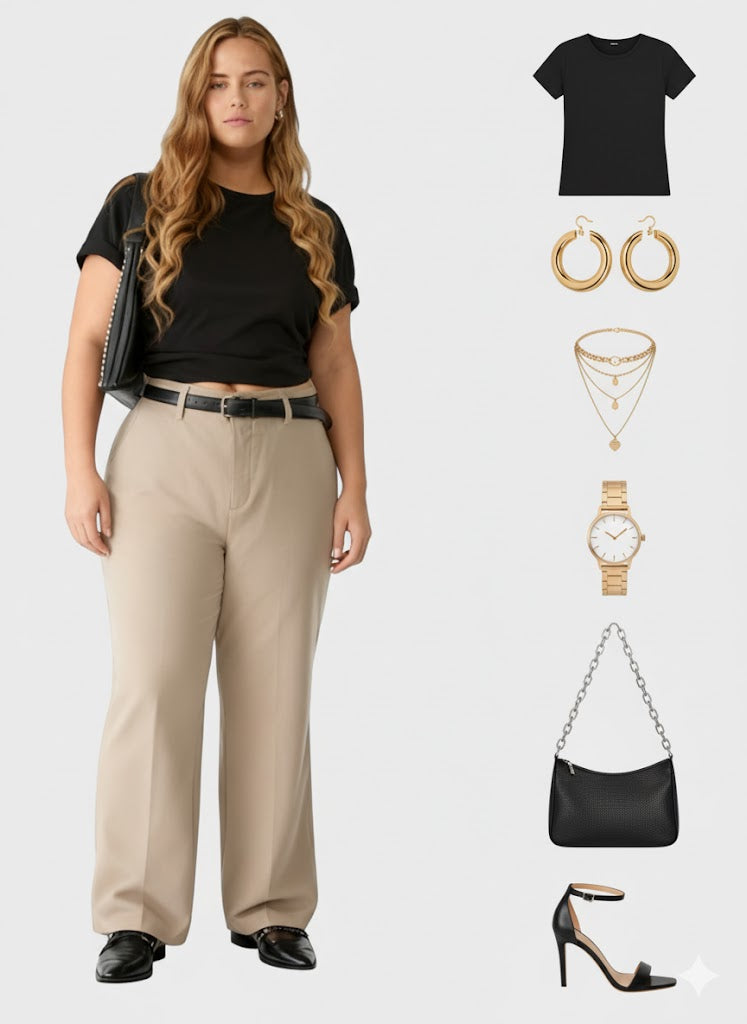Lapa Plus Women's Casual Tailored Trousers