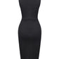 Lapa Plus Women's Sparkling Patchwork Slit Dress