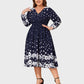 Lapa Plus Women's Party Lady Floral Print Dress