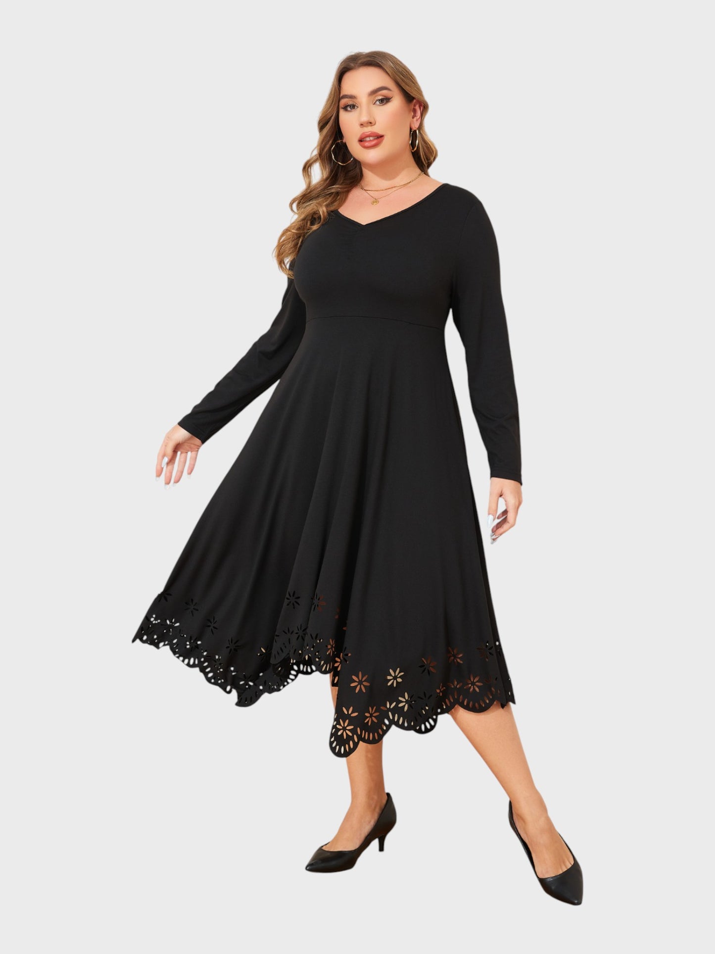 Lapa Plus Women's Halloween Gothic Y2K A-ling Dress