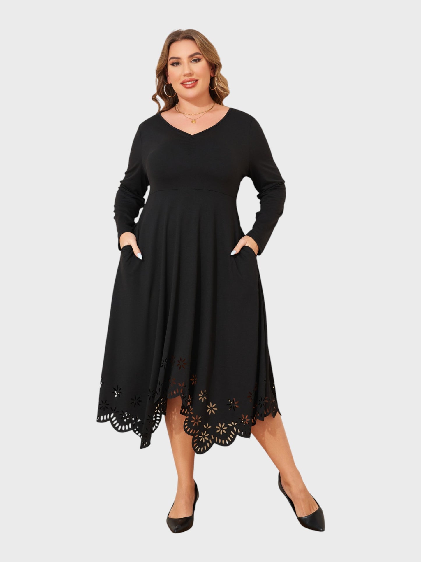 Lapa Plus Women's Halloween Gothic Y2K A-ling Dress