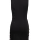 Lapa Plus Women's Lace Patchwork Leopard Print Dress