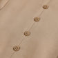 Lapa Plus Women's Dress with Button Placket and Elastic Waist