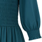 Lapa Plus Women's Elegant Smocked Dress