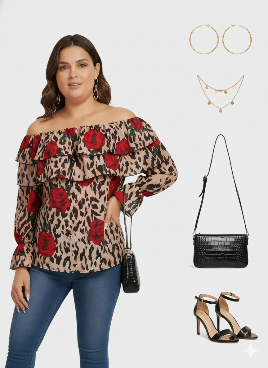 Lapa Plus Women's Fall Winter Grey V-Neck Shirt Tops