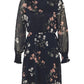 Lapa Plus Women's Plant-Printed Chiffon Dress