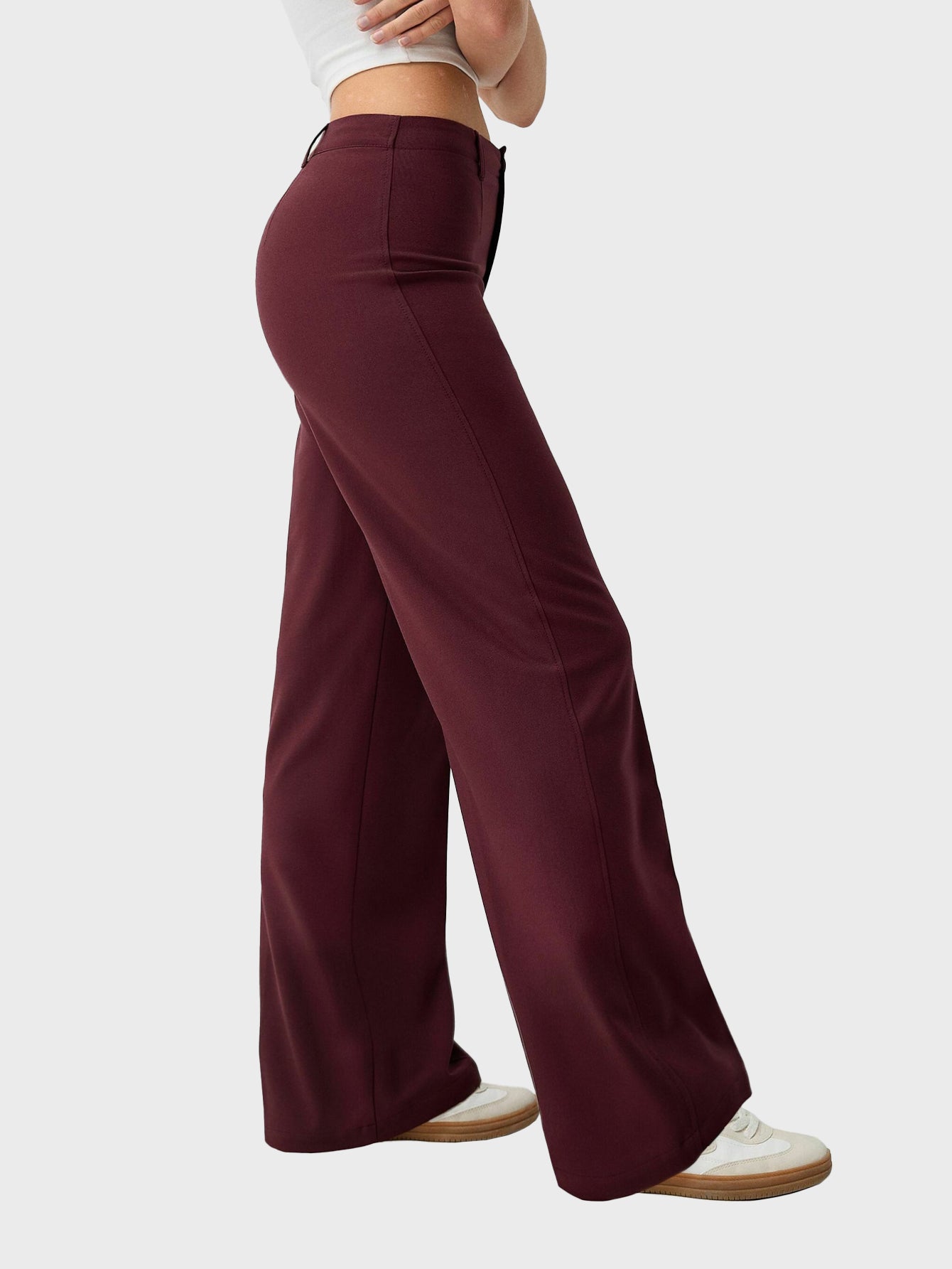 Lapa Plus Women's Solid Color Basic Casual Pants