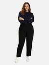 Lapa Plus Women's Basic Tie - Waist Casual Pants - Lapa plus