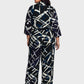 Lapa Plus Women's Black and White Printed Fashion Jumpsuit - Lapa plus