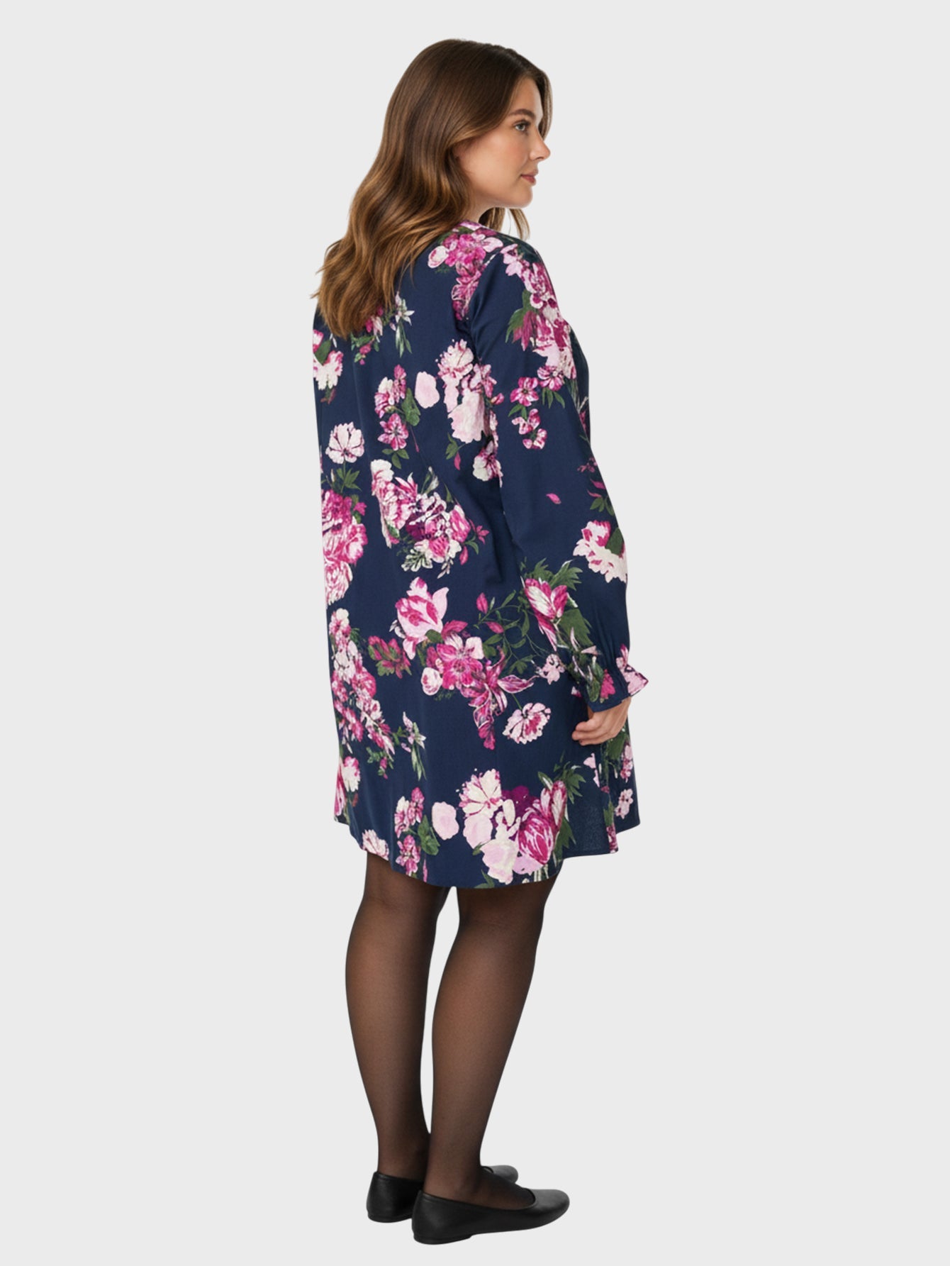 Lapa Plus Women's Bold Floral Print Dress - Lapa plus