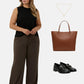 Lapa Plus Women's Casual Elastic - Waist Wide - Leg Pants - Lapa plus