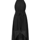 Lapa Plus Women's Chiffon Dress With Irregular Hem - Lapa plus