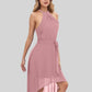 Lapa Plus Women's Chiffon Dress With Irregular Hem - Lapa plus