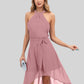 Lapa Plus Women's Chiffon Dress With Irregular Hem - Lapa plus