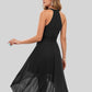 Lapa Plus Women's Chiffon Dress With Irregular Hem - Lapa plus