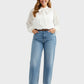 Lapa Plus Women's Chiffon Top with Neck Bow Ties - Lapa plus