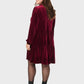 Lapa Plus Women's Christmas & New Year Corduroy Patchwork Dress - Lapa plus