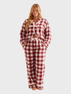 Lapa Plus Women's Christmas Plaid Bowknot Set - Lapa plus