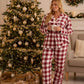 Lapa Plus Women's Christmas Plaid Bowknot Set - Lapa plus