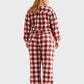 Lapa Plus Women's Christmas Plaid Bowknot Set - Lapa plus