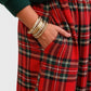 Lapa Plus Women's Christmas Plaid Long Skirt - Lapa plus