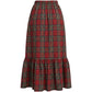 Lapa Plus Women's Christmas Plaid Long Skirt - Lapa plus