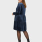 Lapa Plus Women's Corduroy Patchwork Dress - Lapa plus