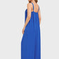 Lapa Plus Women's Elegant Blue Pocket Wide - leg Jumpsuit - Lapa plus