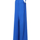 Lapa Plus Women's Elegant Blue Pocket Wide - leg Jumpsuit - Lapa plus