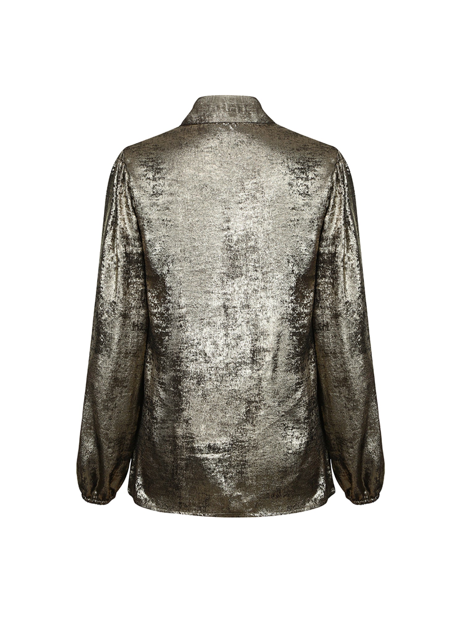 Lapa Plus Women's Elegant Lace - up Satin Shirt - Lapa plus