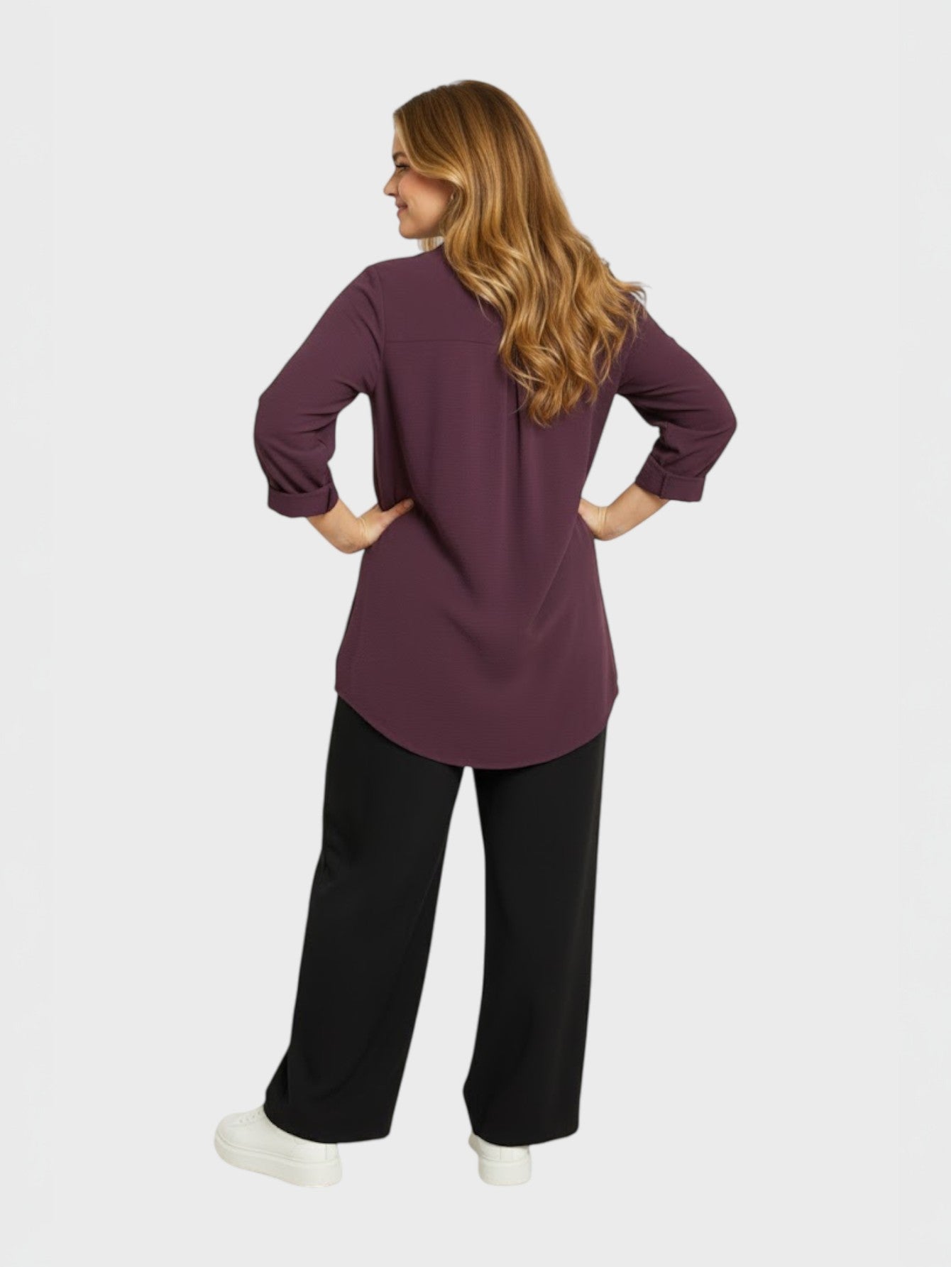 Lapa Plus Women's Functional Zip Neck Pocketed Top - Lapa plus