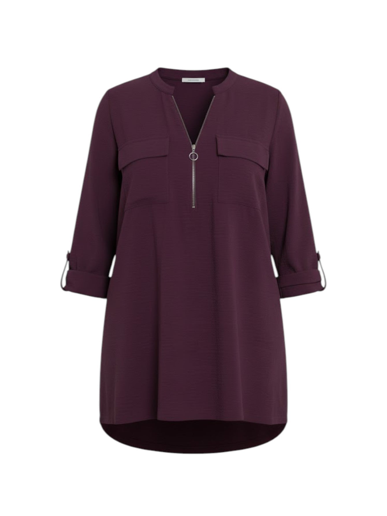 Lapa Plus Women's Functional Zip Neck Pocketed Top - Lapa plus