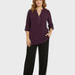 Lapa Plus Women's Functional Zip Neck Pocketed Top - Lapa plus