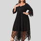 Lapa Plus Women's Gothress Patchwork Plus Size Dress - Lapa plus