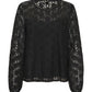 Lapa Plus Women's Lace Floral Crewneck Sexy Top - Lapa plus