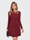 Lapa Plus Women's Lace Panel Dress - Lapa plus