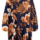 Lapa Plus Women's Large Floral Flared Dress with Elastic Waist - Lapa plus