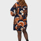 Lapa Plus Women's Large Floral Flared Dress with Elastic Waist - Lapa plus