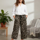 Lapa Plus Women's Leopard Print Casual Cropped Pants - Lapa plus