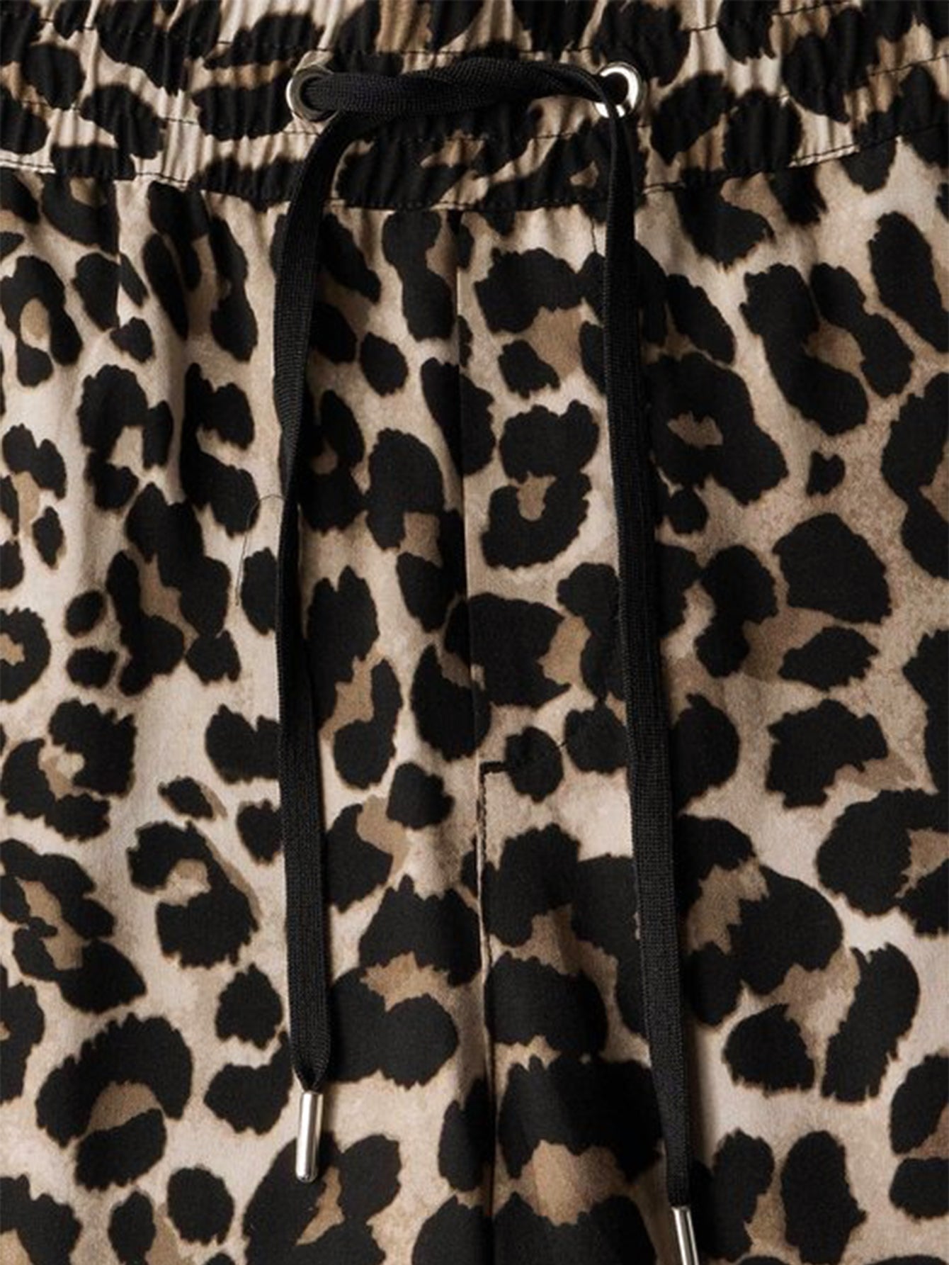 Lapa Plus Women's Leopard Print Casual Cropped Pants - Lapa plus