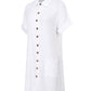 Lapa Plus Women's Pocket Single - breasted Button Dress - Lapa plus
