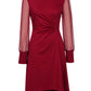 Lapa Plus Women's Polka Dot Mesh Dress - Lapa plus